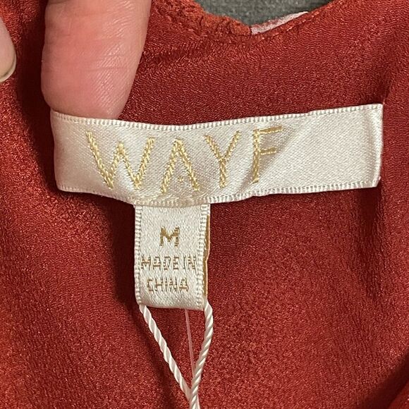 WAYF Dress Medium Nanette Floral True Wrap Cold Shoulder Beach Hawaii Cruise - Picture 10 of 13